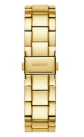 Guess Solar Chronograph Diamonds White Dial Gold Steel Strap Watch for Women - W1069L2