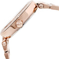 Michael Kors Parker Rose Gold Dial Rose Gold Steel Strap Watch for Women - MK5865