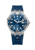 Maurice Lacroix Aikon Venturer Blue Dial Blue Rubber Strap Watch for Men - AI6058-SS001-430-1