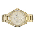 Fossil Cecile Chronograph Gold Dial Gold Steel Strap Watch for Women - AM4482