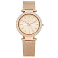 Michael Kors Darci Rose Gold Dial Rose Gold Mesh Bracelet Watch for Women - MK3369