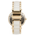 Michael Kors Parker Mother of Pearl Dial Two Tone Steel Strap Watch for Women - MK6400