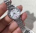 Emporio Armani Gianni White Dial Silver Steel Strap Watch For Women - AR1763