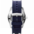 Emporio Armani Sportivo Chronograph Quartz Blue Dial Blue Rubber Strap Watch For Men - AR6045