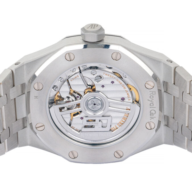 Audemars Piguet Royal Oak Grey Dial Silver Steel Strap Watch for Men - 15550ST.OO.1356ST.03