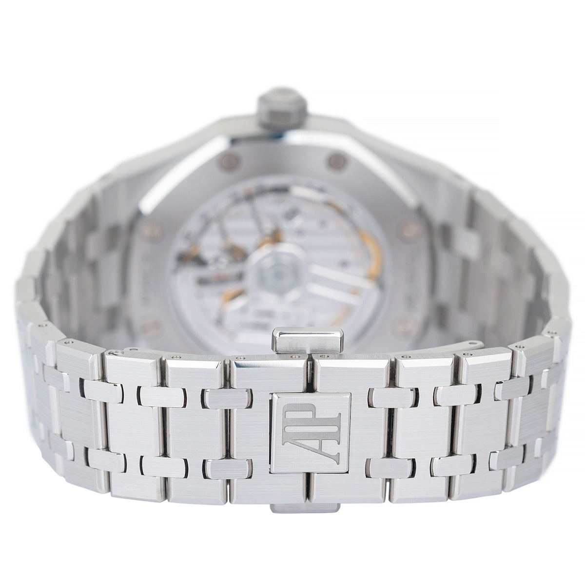 Audemars Piguet Royal Oak Grey Dial Silver Steel Strap Watch for Men - 15550ST.OO.1356ST.03