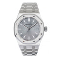 Audemars Piguet Royal Oak Grey Dial Silver Steel Strap Watch for Men - 15550ST.OO.1356ST.03