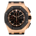 Audemars Piguet Royal Oak Offshore Chronograph Black Dial Black Rubber Strap Watch for Men - 26401RO.OO.A002CA.02