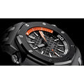 Audemars Piguet Royal Oak Offshore Diver Black Dial Black Rubber Strap Watch for Men - 15707CE.OO.A002CA.01