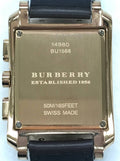 Burberry Heritage Chronograph Grey Dial Brown Leather Strap Watch for Men - BU1566