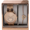 Michael Kors Jaryn Rose Gold Dial Rose Gold Steel Strap Watch for Women - MK3621