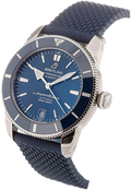 Breitling Superocean Heritage B20 Automatic 42 Blue Dial Blue Mesh Bracelet Watch for Men - AB2010161C1S1