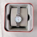 Emporio Armani Gianni White Dial Silver Steel Strap Watch For Women - AR1763