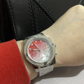 Guess Confetti Diamonds Silver Dial Silver Steel Strap Watch for Women - W0774L7