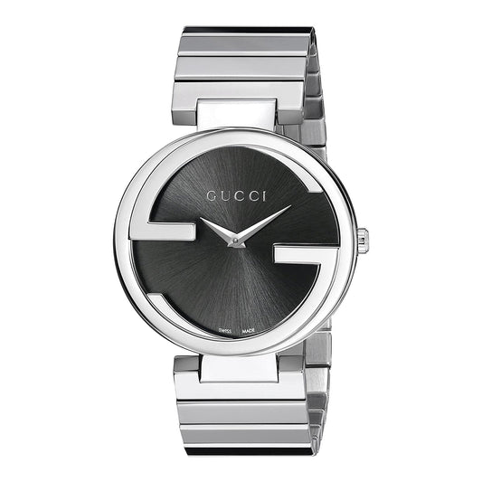 Gucci Interlocking G 37mm Silver Watch For Women - YA133307