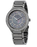 Michael Kors Kerry Gunmetal Dial Steel Strap Watch for Women - MK3410