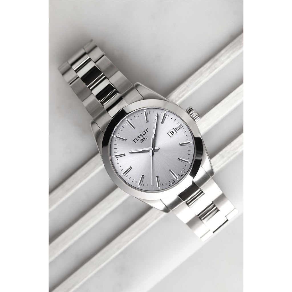 Tissot Gentleman Grey Dial Quartz 40mm Watch For Men - T127.410.11.031.00