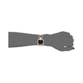 Gucci Horsebit Black Dial Rose Gold Steel Strap Watch For Women - YA139507