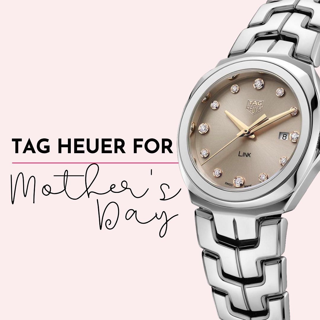 Tag Heuer Link Quartz Brown Dial Silver Steel Strap Watch for Women - WBC131E.BA0649