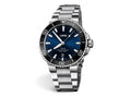 Oris Aquis Date Blue Dial Silver Steel Strap Watch for Men - 0173377304135-0782405PEB