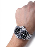 Citizen Promaster Diver Chronograph Black Dial Silver Stainless Steel Watch For Men - BN0190-82E