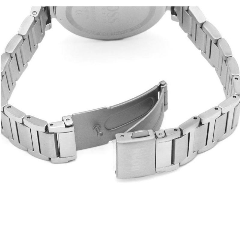 Hugo Boss Flawless Silver Dial Silver Steel Strap Watch for Women - 1502530