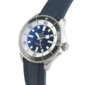 Breitling Superocean Automatic 44 Blue Dial Blue Rubber Strap Watch for Men - A17376211C1S1