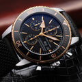 Breitling Superocean Heritage Chronograph 44 Black Dial Black Mesh Bracelet Watch for Men - U13313121B1S1