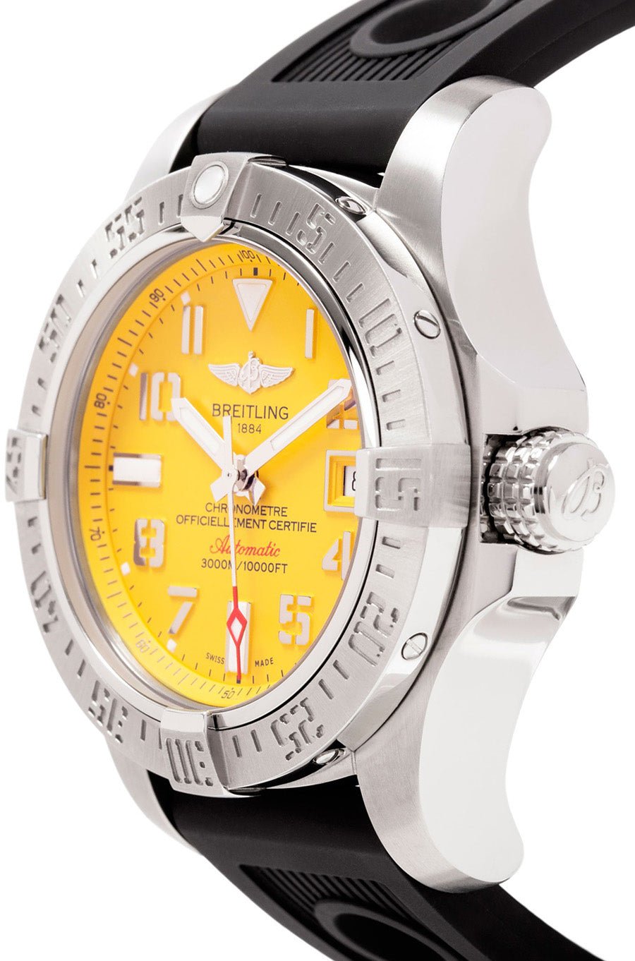 Breitling Avenger II Seawolf Yellow Dial Mens Watch - A1733110/I519/153S