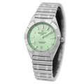 Breitling Chronomat 32 Diamonds Green Dial Silver Steel Strap Watch for Women - A77310101L1A1