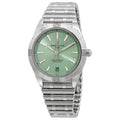 Breitling Chronomat Automatic 36 Green Dial Silver Steel Strap Watch for Women - A10380101L1A1