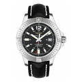 Breitling Colt Automatic 44mm Black Dial Leather Strap Mens Watch - A1738811/BD44/435X