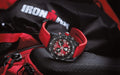 Breitling Endurance Pro Ironman Red Dial Red Rubber Strap Watch for Men - X823109A1K1S1