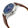 Breitling Premier B15 Duograph 42 Blue Dial Brown Leather Strap Watch for Men - AB1510171C1P1