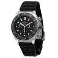 Breitling Super Chronomat B01 44 Black Dial Black Rubber Strap Watch for Men - AB0136251B2S1