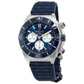 Breitling Super Chronomat B01 44 Blue Dial Blue Rubber Strap Watch for Men - AB0136161C1S1