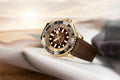 Breitling Superocean Automatic 44 Brown Dial Brown Rubber Strap Watch for Men - N17376201Q1S1