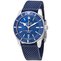 Breitling Superocean Heritage B20 Automatic 46 Blue Dial Blue Mesh Bracelet Watch for Men - AB2020161C1S1