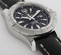 Breitling Colt Automatic 44mm Black Dial Leather Strap Mens Watch - A1738811/BD44/435X