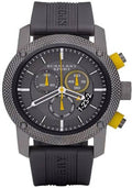 Burberry Sport Endurance Chronograph Grey Dial Grey Rubber Strap Watch for Men - BU7713