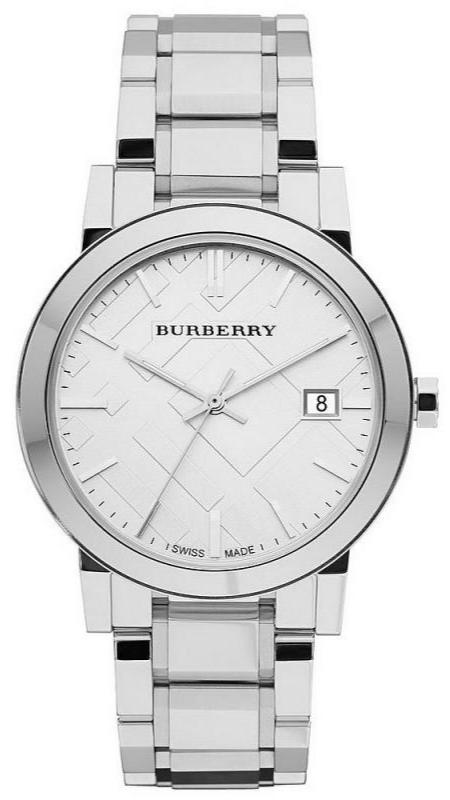 Burberry The City Silver Dial Silver Steel Strap Watch for Women - BU9000