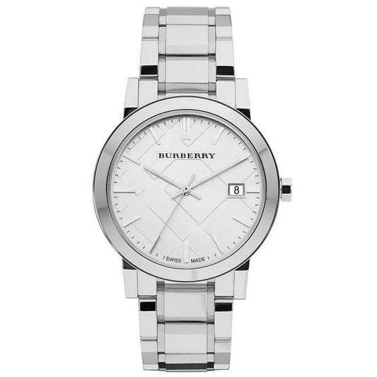 Burberry The City Silver Dial Silver Stainless Steel Strap Watch for Women - BU9000