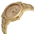 Burberry The City Gold Dial Gold Steel Strap Watch for Women - BU9134