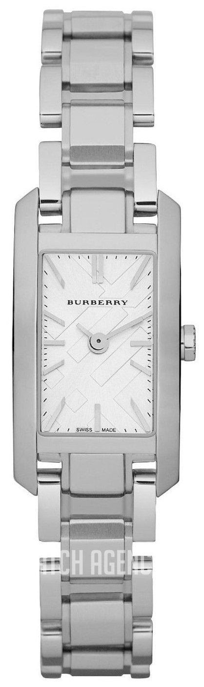 Burberry Heritage White Dial Silver Steel Strap Watch For Women - BU9600