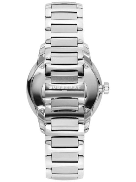 Burberry The Classic Blue Dial Silver Steel Strap Watch for Men - BU10007