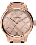 Burberry The Classic Rose Gold Dial Rose Gold Steel Strap Watch for Women - BU10116