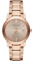 Burberry The City Rose Gold Dial Rose Gold Stainless Steel Strap Watch for Women - BU9039