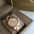 Burberry The City Diamonds Rose Gold Dial Rose Gold Steel Watch for Women - BU9126