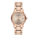 Burberry The City Diamonds Rose Gold Dial Rose Gold Steel Watch for Women - BU9126