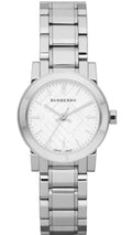 Burberry The City Silver Dial Silver Steel Strap Watch for Women - BU9200